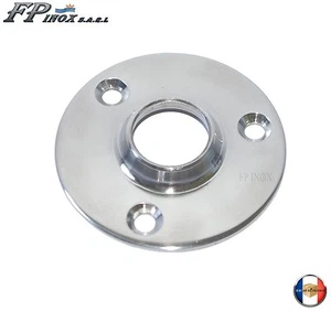 Sockel 22 mm rund 90° (Platin) zum Löten Edelstahl 316 - A4 - Bild 1 von 1