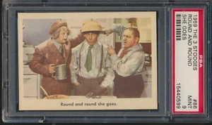 1959 FLEER THE 3 STOOGES #86 ROUND AND ROUND... PSA 9 MINT - Picture 1 of 2