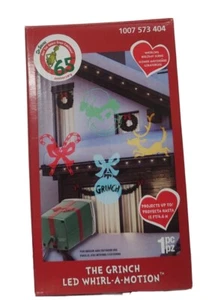 The Grinch LED Whirl A Motion Light Show Christmas Projector up to 15' NIB - Picture 1 of 5
