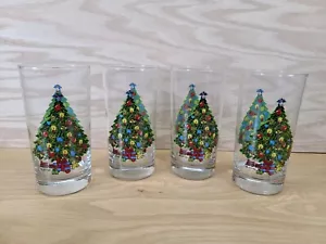 Christmas Luminarc Carlton Action Albero di Natale 12 oz Bicchieri - Set di 4 - Foto 1 di 12