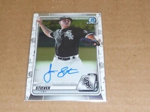 2020 Bowman Chrome JONATHAN STIEVER AUTOGRAPH/AUTO WHITE SOX J6619 - Picture 1 of 1