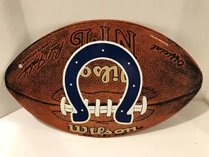 Indianapolis Colts NFL Football Sign, Plastic 20 x 12", Wincraft, Preowned - Picture 1 of 4