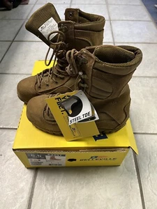 Belleville 533 ST / Hot Weather Hybrid Steel Toe Assault Boot New in box M5.5 - Picture 1 of 6