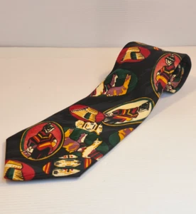 Nepal Multicoloured Oxford Club Polyester Necktie Business Formal Tie - Picture 1 of 5