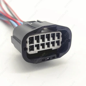 For 2014-2017 Chrysler 200 12-Way Front Headlamp Headlight Connector Harness - Picture 1 of 6