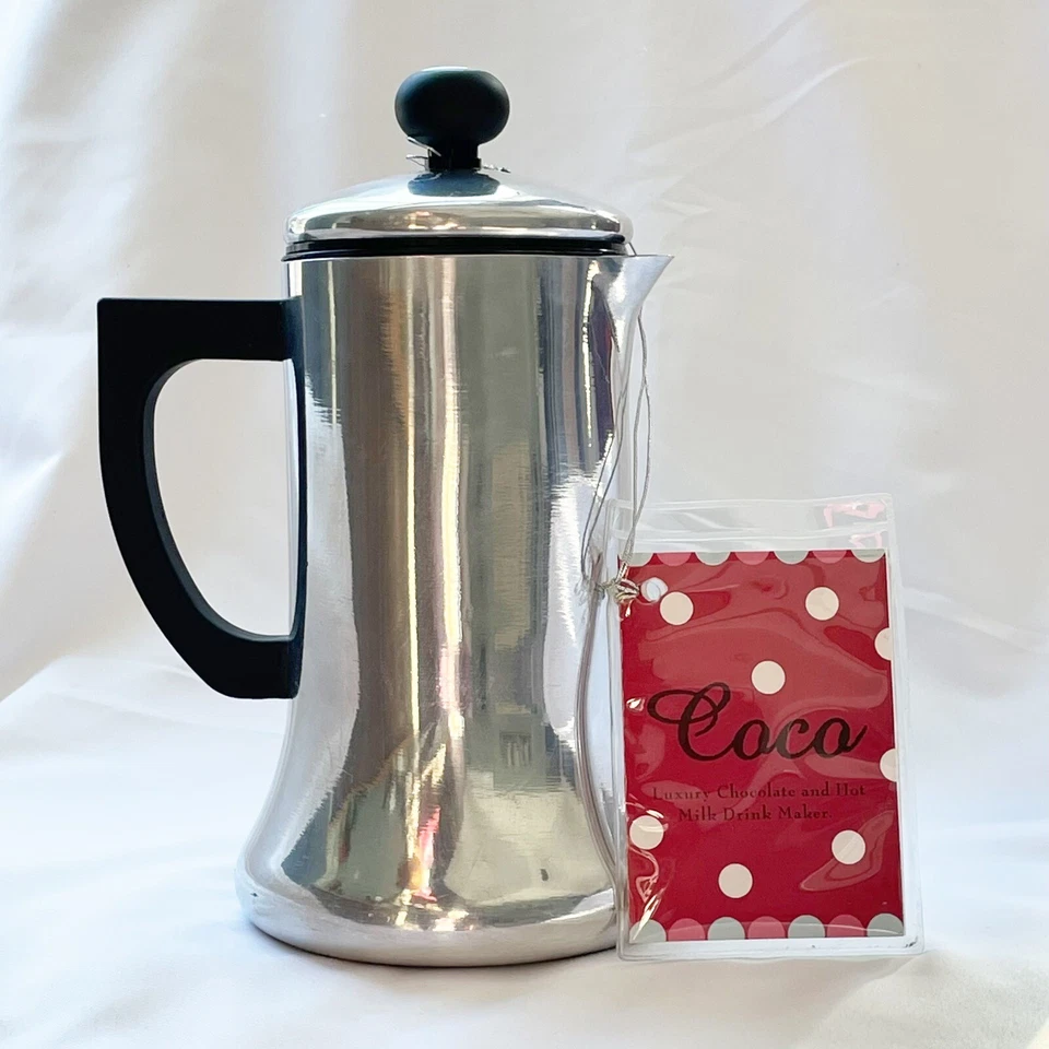 Panela e espumador de chocolate quente La Cafetiere Coco Stovetop 35 oz. Capacidade - Imagem 1 de 4