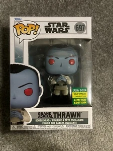 2024 Funko Pop Star Wars Grand Admiral Thrawn #697 Summer Convention Exclusive - Picture 1 of 3