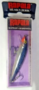 Rapala 2 1/2 in. Husky Jerk 1/8 oz HJ-6 S Crankbait Rattling Suspending Jerkbait - Picture 1 of 5