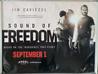 Cinema Poster: SOUND OF FREEDOM 2023 (Quad) Jim Caviezel Mira Sorvino
