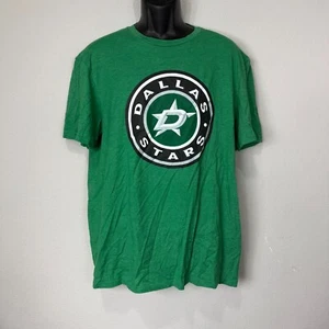 Dallas Stars Choctaw Casinos Green T-Shirt - District Mens Size XL - Picture 1 of 9