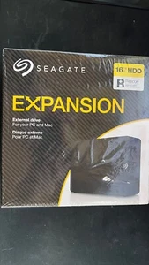 NEW/SEALED! Seagate 16TB 3.5" Expansion Desktop USB 3.0 Ext HD, STKP16000402 - Afbeelding 1 van 5