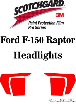 Proteção de pintura 3M Scotchgard Pro Series 2021 2022 2023 Ford F-150 Raptor - Imagem 1 de 3
