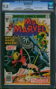 Ms. Marvel #5 ❄️ CGC 9.8 WHITE Pages ❄️ Vision & MODOK Appearance! Comic 1977 - Picture 1 of 2