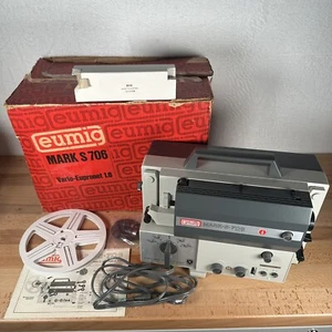 EUMIG Mark-S706 8mm Sound Film Projector Use for Film Tested RUNS NEEDS NEW BULB - Picture 1 of 11