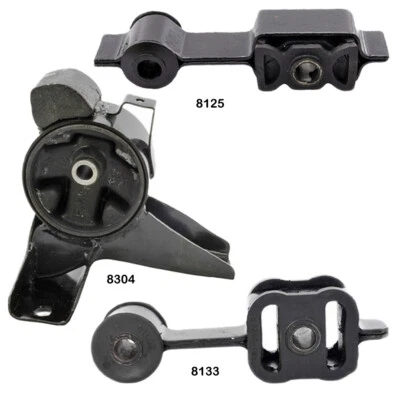 Juego de 3 soportes de motor delanteros, traseros y derechos para Nissan Pulsar NX 1.6 88-90 SOHC Foto 1 de 4