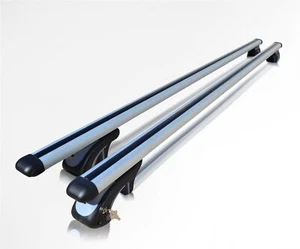 Locking Cross Bars + T Pieces To Fit Fiat Talento 2016+ Van Roof Aluminium Rack - Picture 1 of 12