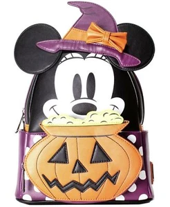 Loungefly x Disney Halloween Minnie Mouse Hexe Figur Mini Rucksack - Bild 1 von 2