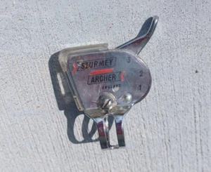 80s 90s Sturmey Archer Shifter Chrome  Shift Lever 3 Speed Trigger England AW - Picture 1 of 7