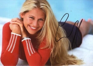 Foto de tenis autografiada Anna Kournikova color brillante 5x7 - Imagen 1 de 1