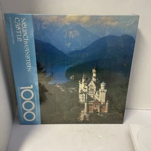 Vintage Springbok Neuschwanstein Castle 1000 Pc Puzzle 24x30 King Ludwig Bavaria - Picture 1 of 5