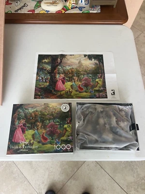 1000-piece Silver Select Edition Disney Thomas Kinkade Sleeping Beauty - Image 1 of 4