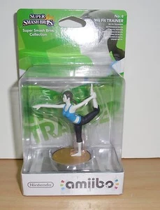Amiibo Super Smash Bros. Collection figure: WII FIT TRAINER No 8 - NEW & BOXED - Picture 1 of 6