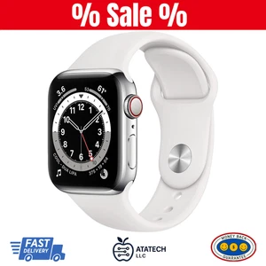 Apple Watch Series 6 (GPS+Cellular) 40mm Cassa Acciaio Inox OpenBox (Molto Buono) - Foto 1 di 9