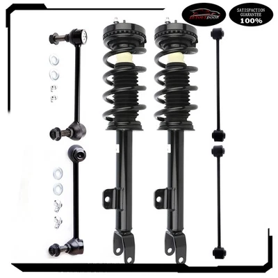 For 2012-2017 Dodge Charger Complete Front Struts  w/ Coil Spring Rear Sway Bar - Image 1 of 4