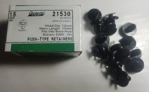 Auveco 21530 Push Pin Style Retainers (15 Pack) Subaru Hyundai/Kia - Picture 1 of 10
