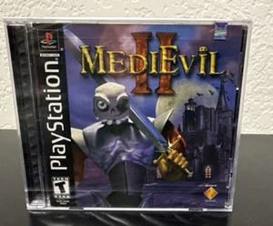MediEvil II (PS1 Sony PlayStation 1 2000) CIB Black Label - Factory Sealed - Picture 1 of 6