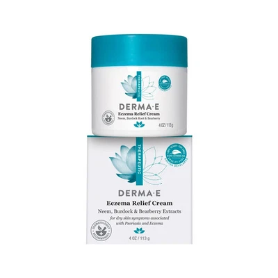 DERMA E Crema Alivio Eczema 4oz Loción Hidratante Formulada por Médico Foto 1 de 4