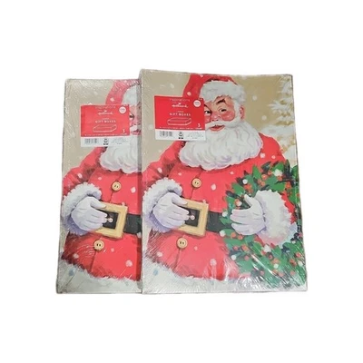 (6 Boxes)Hallmark Inspirations Merry Snowflake Santa Gift Box 16 x 11.2 x 2.2 in - Image 1 of 4