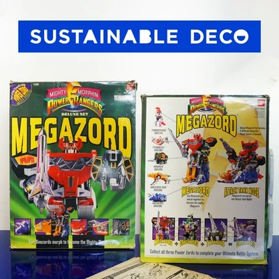 1993 Vintage BANDAI 2260 Mighty Morphin Power Rangers Deluxe Set Megazord - Image 1 of 4