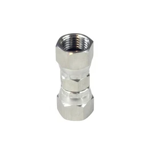 3/8" Female JIC Swivel x 3/8" Female JIC Swivel Nut Union SS304 - Picture 1 of 4