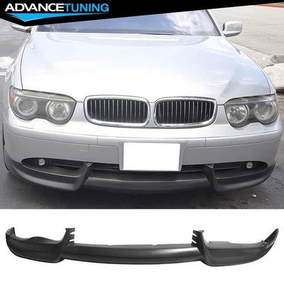 Fits 02-05 BMW 7-Series E65 E66 AC-S Front Bumper Lip Spoiler Chin Lip Unpainted Foto 1 de 4