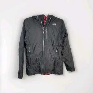 The North Face Down Jacket Mens Large Black Red Summit Series HyVent Alpha 800 - Picture 1 of 22