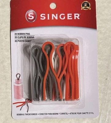 Pines de bobina Singer 20 piezas: carpeta de bobina y rosca - modelo #00711 Foto 1 de 2