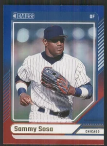 2024 Donruss rosso e blu #9 Sammy Sosa Chicago Cubs TW927 - Foto 1 di 2