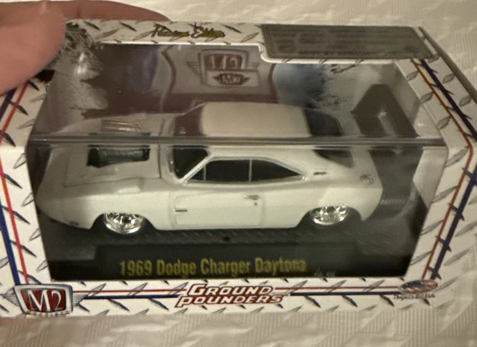 M2 1969 Dodge Charger Daytona 10-18 Ground Pounders Die Cast 1:64 Scale - Image 1 of 1