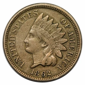 1862 Indian Cent - Picture 1 of 2