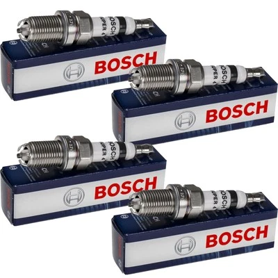 4x BOSCH Bujía Super 4 Para Opel Corsa C F08 F68 1.2 Chevrolet Rezzo - Imagen 1 de 3