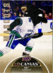 2021-22 Upper Deck Mascots FIN UD Canvas #C417 Vancouver Canucks RARE sp NM+ - Picture 1 of 2