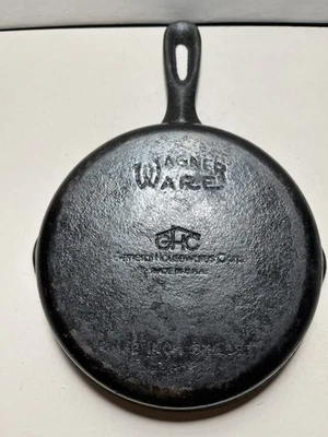 Sartén de hierro fundido Wagner Ware GHC de 6-1/2 pulgadas de fondo plano Foto 1 de 4
