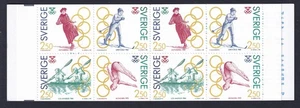 Sweden 1991 cpl booklet Olympic Gold I.  Engraver  Mörck.  MNH - Picture 1 of 1