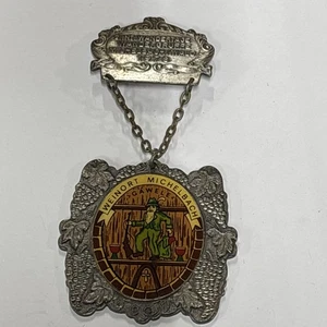 Vintage German Hiking Medal 1976 2 Int Wandertage Wandergruppe Michelbach/Wald - Picture 1 of 3