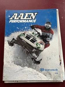 Vtg Aaen Snowmobile Performance Magazines Saber Cutting Edge In Traction LOOK - Foto 1 di 7