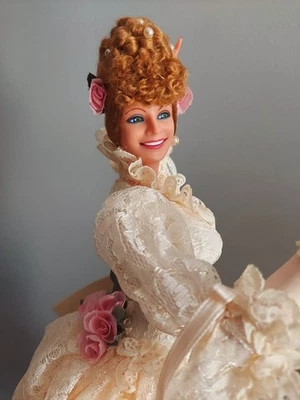 Marin Chiclana 17" Odette Siglo Doll Wood Stand Made In Spain Vintage  - Image 1 of 4