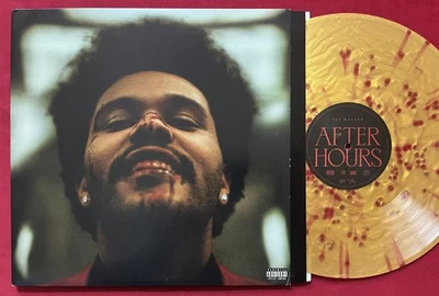 THE WEEKND~AFTER HOURS 2 LP (2022) NM GOLD RED SPLATTER LIMITED EDITION - Image 1 of 2