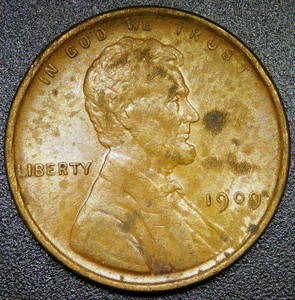 UNC Details 1909 P 1C Lincoln Wheat Cent - Picture 1 of 2