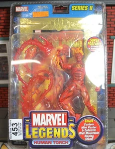 Marvel Legends Action Figure - Human Torch - Series II - Fantastic Four - #453 - Picture 1 of 2
